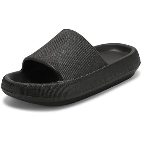 Evshine Pillow Sandals Slides for Women Men Squishy Platform Shower Shoes | Amazon (US)