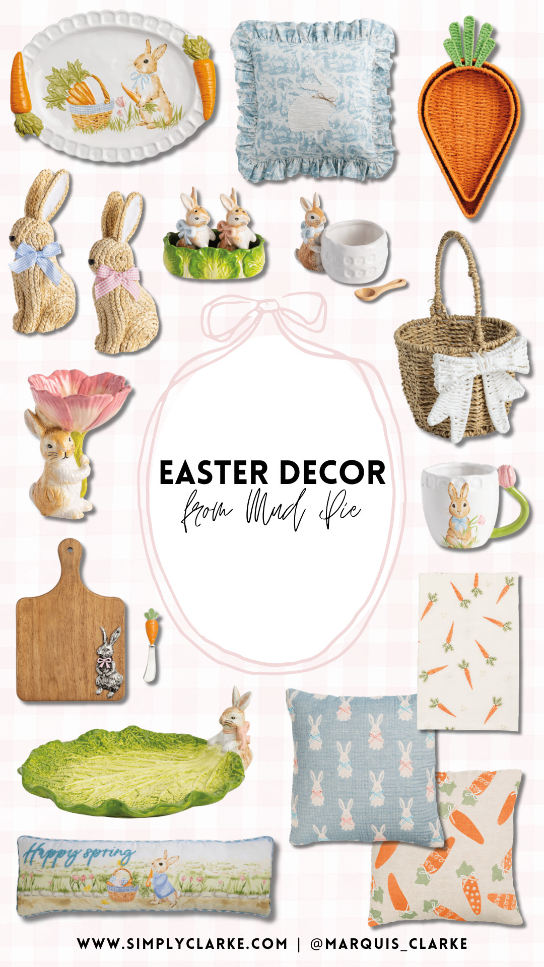 Mud Pie Easter Finds! Think pastel serveware, darling bunny accents, and the cutest gifts for hosting + baskets. Perfect for creating that soft, Southern-inspired spring table. Linking my favorite finds for all your Easter hosting moments! #LTKHome #LTKSeasonal #LTKSpring 

 #LTKSeasonal #LTKHome