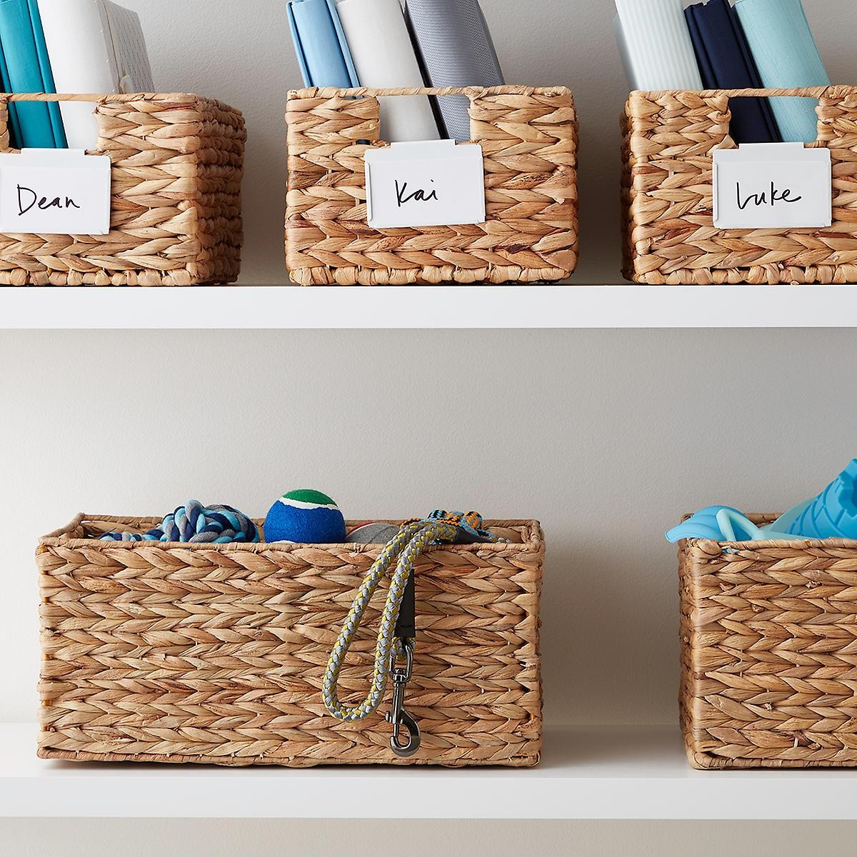 White Bin Clip Labels Pkg/3 | The Container Store