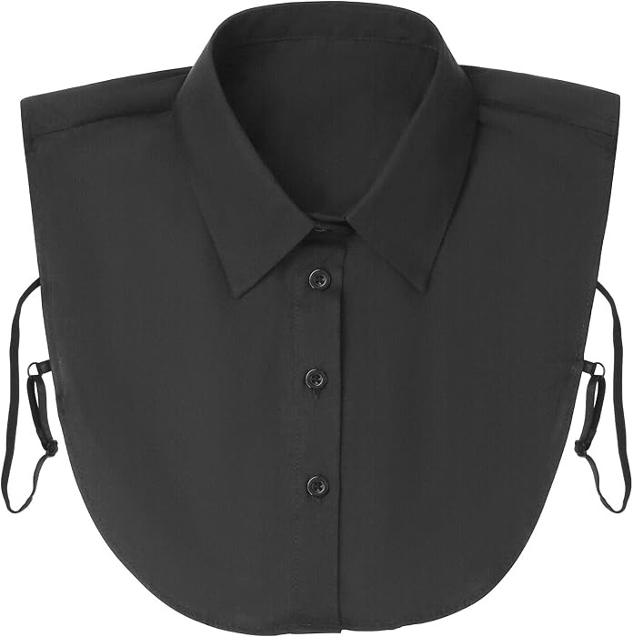 Detachable Dickey Collar Blouse for Women, Fake Half Shirt Collar for Girls | Amazon (US)