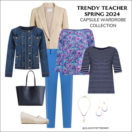 Trendy Teacher Spring 2024 Capsule Wardrobee