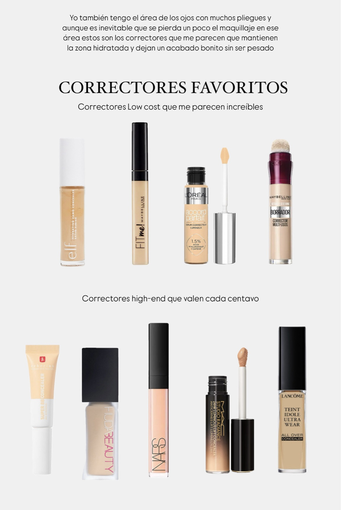 Correctores hidratantes con cobertura FAVORITOS 💕

#LTKbeauty #LTKeurope