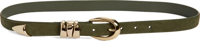 Triple Keeper Suede Belt | Nordstrom