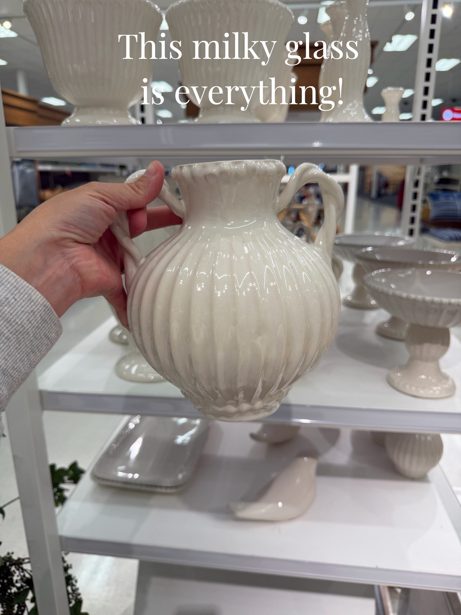 Target has the most beautiful milky glass pieces!

#LTKHome #LTKSaleAlert