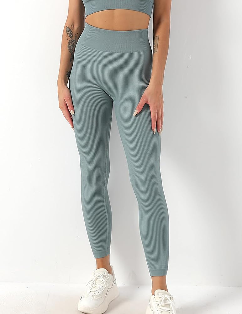 Womens High Waist Seamless Butt Lifting Leggings Compression Yoga Pants for Gym Running and Every... | Amazon (US)