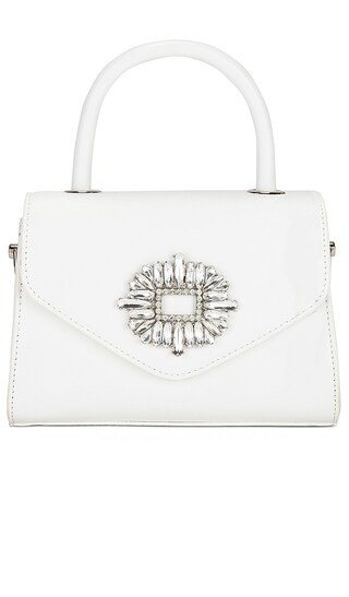 Alejandra Embellished Top Handle in White | Revolve Clothing (Global)