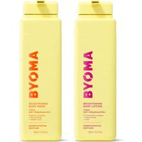 BYOMA Brightening Body Wash 400ml and Brightening Body Lotion 400ml Bundle | Cult Beauty