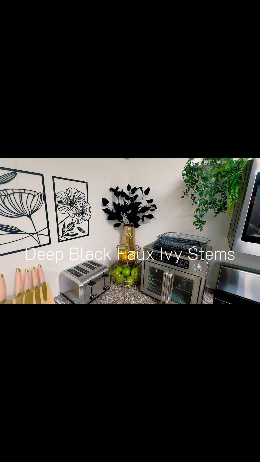 I’m kind of obsessed with how deeply black these artificial ivy stems are! I’m going to buy more! Perfect for everything from high-end to Halloween decor.🖤

#LTKHome #LTKHalloween #LTKOver40