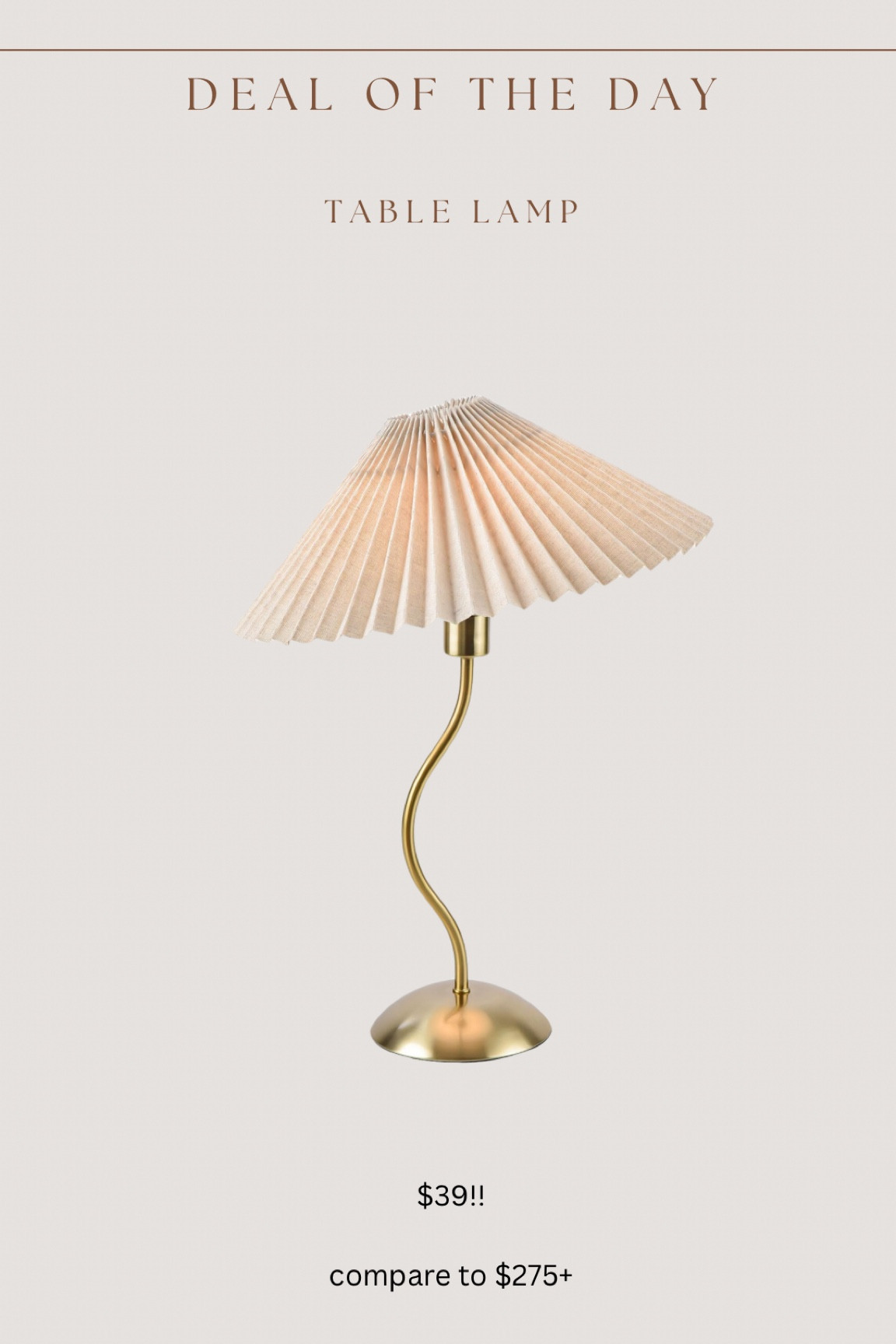 Just found this cutie!! I’ve been loving this style & having been looking for a budget friendly option!! The pleated shade & lamp base 😍🙌🏻 similar styles are $275+!!!!

#LTKSaleAlert #LTKHome #LTKStyleTip