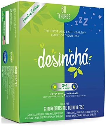 Desincha Tea Mix - Day & Night Time Tea I May Increase Energy, Supports Mental Focus & Metabolic Hea | Amazon (US)