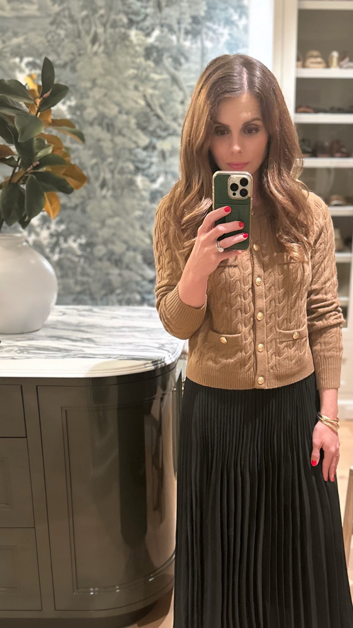 Winter dance recital aunt-mode 🎄 and the pleated skirt that goes with literally everything.

#LTKHoliday #LTKParties #LTKShoeCrush