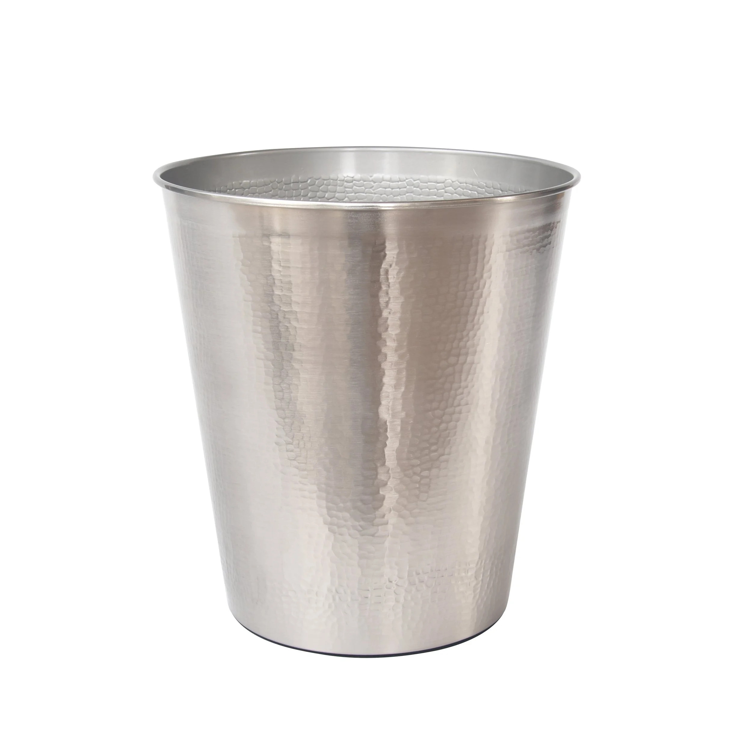 Better Homes & Gardens Trash Can, Silver Hammered Finish | Walmart (US)