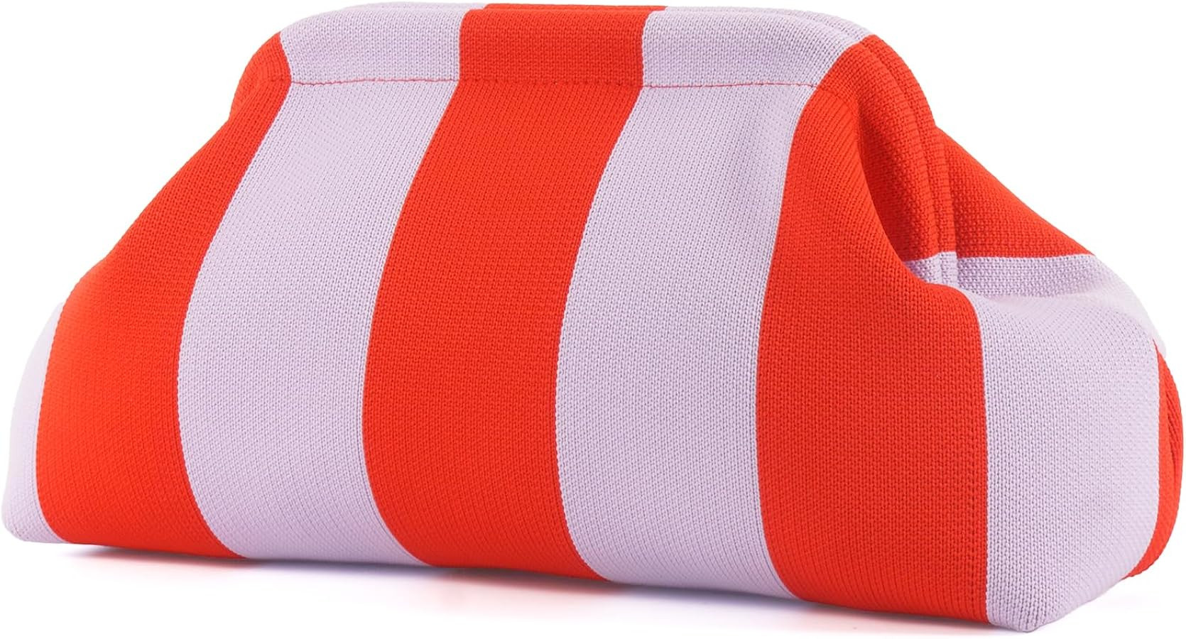 Woven Clutch Purses for Woman,Summer Beach Purse for Vacation, Woven Striped Dumpling Bag,Crochet... | Amazon (US)