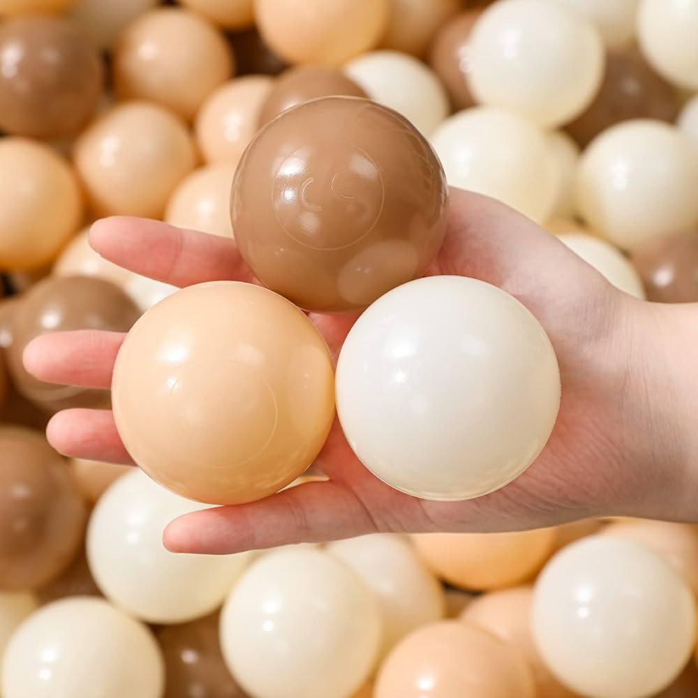 TRENDPLAY Plastic Balls for Ball Pits 2.2 Inch, Pack of 50 100 200 500 Hollow Balls, Perfect for ... | Amazon (US)