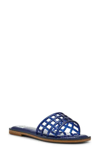 DV by Dolce Vita Jinney Lattice Slide Sandal in Navy at Nordstrom Rack, Size 9 | Nordstrom Rack