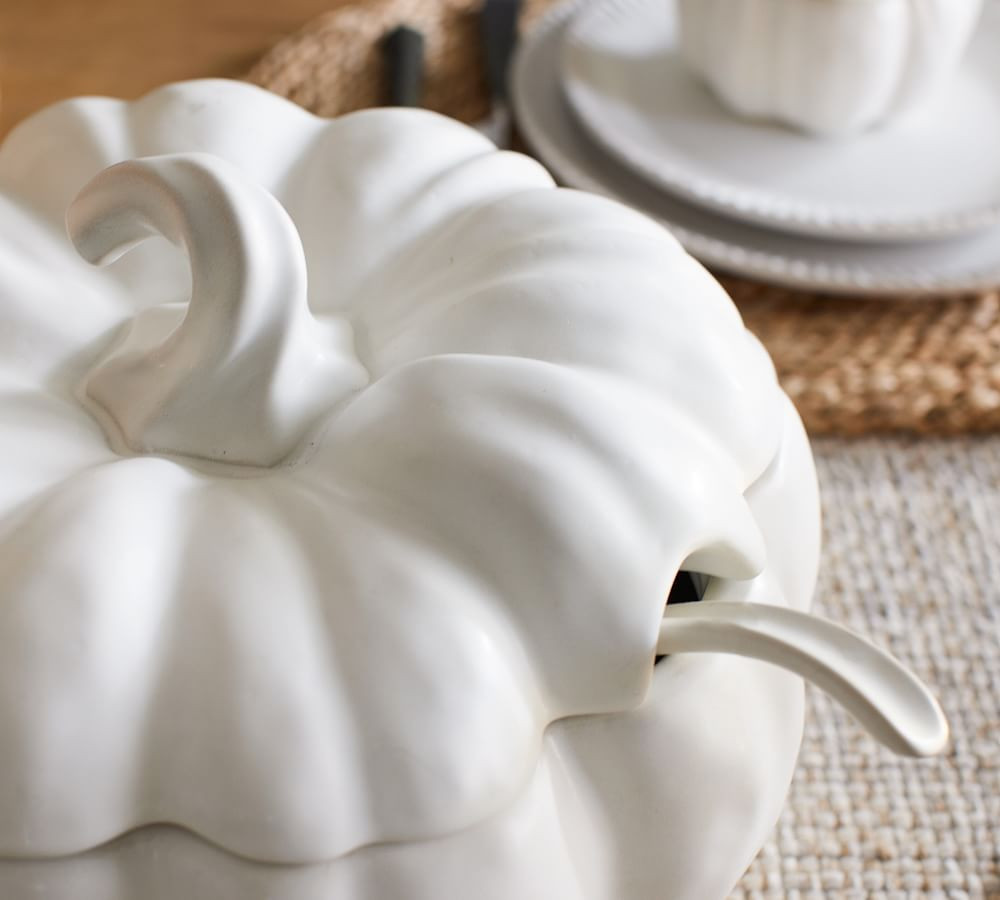 Figural Pumpkin Serveware Collection | Pottery Barn (US)