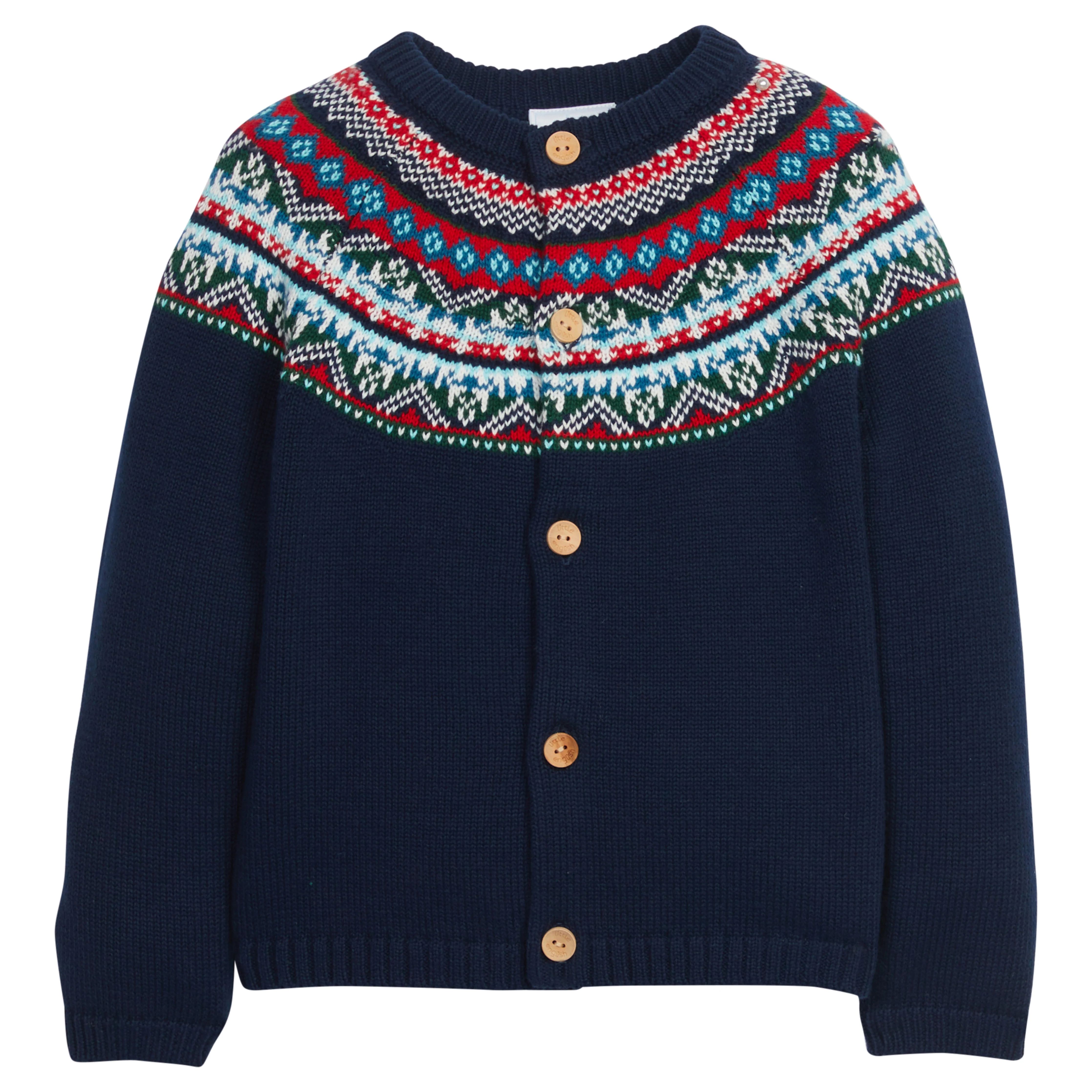 Highlands Fair Isle Cardigan | Little English