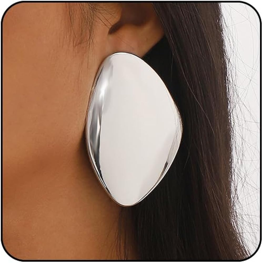 Statement Earrings for Women Big Earrings Large Statement Earrings Chunky Irregular Geometric Dro... | Amazon (US)