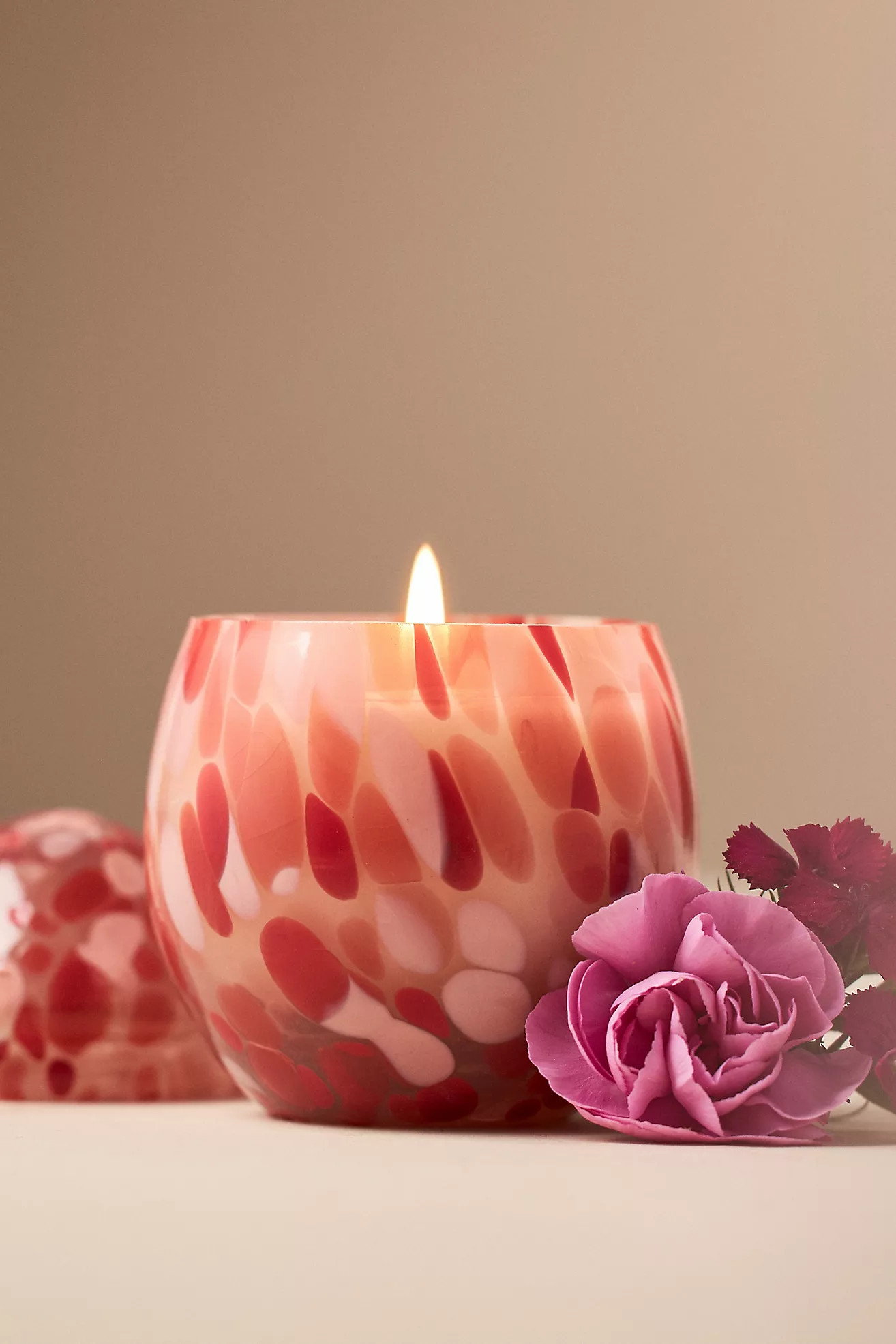 Mini Cheena Egg Floral Pink Peony & Neroli Glass Candle | Anthropologie (US)