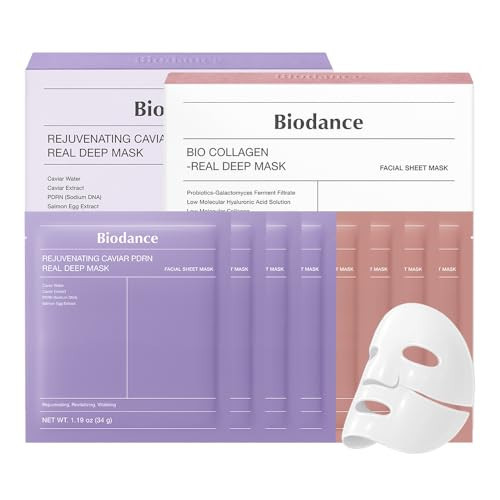 BIODANCE Luxury Holiday Duo: Caviar PDRN & Bio Collagen Real Deep Overnight Gel Mask for Plumping Hydration, Firming for Glass Skin, Korean Skin Care, Skin Care Set | Amazon (US)