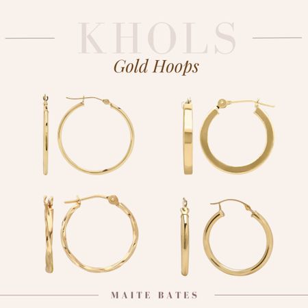 Perfect gold hoop for any occasion 

#LTKbeauty #LTKsalealert #LTKstyletip