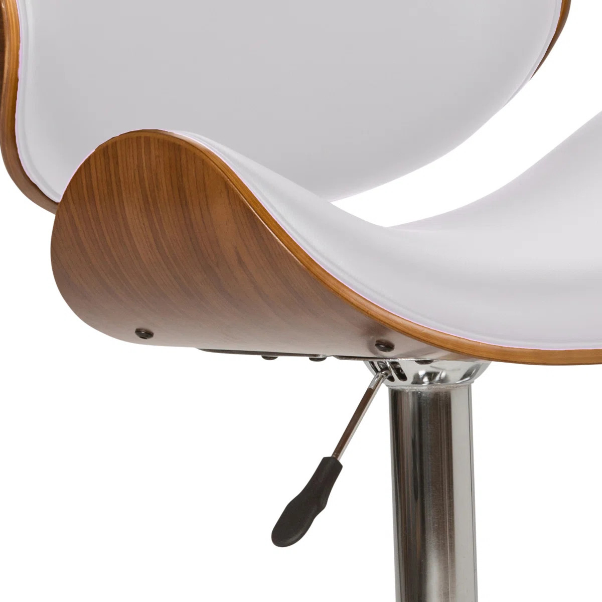 Bentwood Adjustable Swivel Bar Stool | Wayfair North America