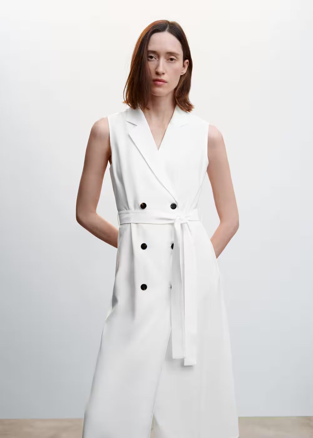 Midi vest dress -  Women | Mango USA | MANGO (US)