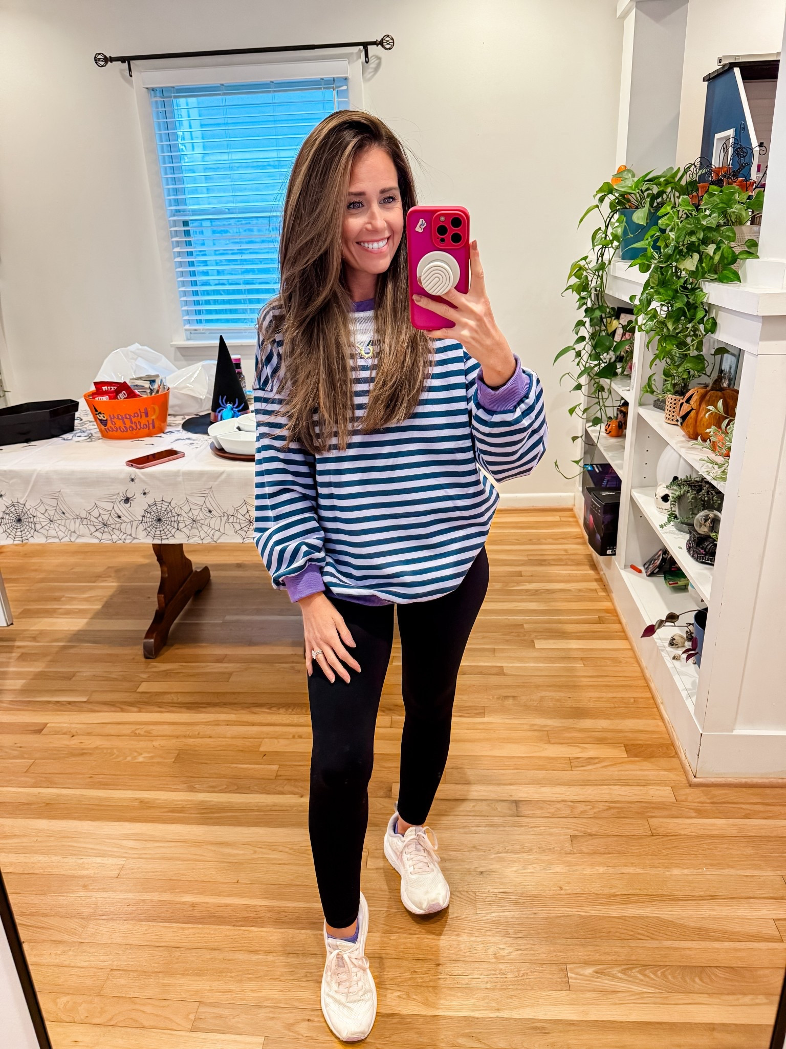 Perfect fall pullover sweatshirt. Comes in a bunch of colors. The purple and blue stripe one is one of my favorites!! I am wearing a small. 

#LTKSaleAlert #LTKFindsUnder50 #LTKStyleTip