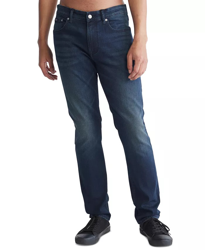 Calvin Klein Men's Slim Fit Stretch Jeans & Reviews - Jeans - Men - Macy's | Macys (US)