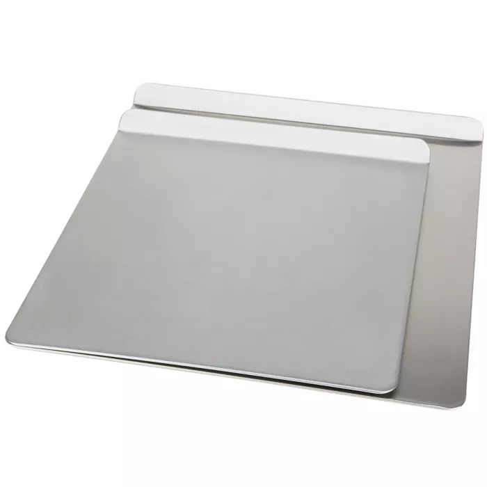 T-Fal 2pc Medium and Large Cookie Sheets Silver | Target