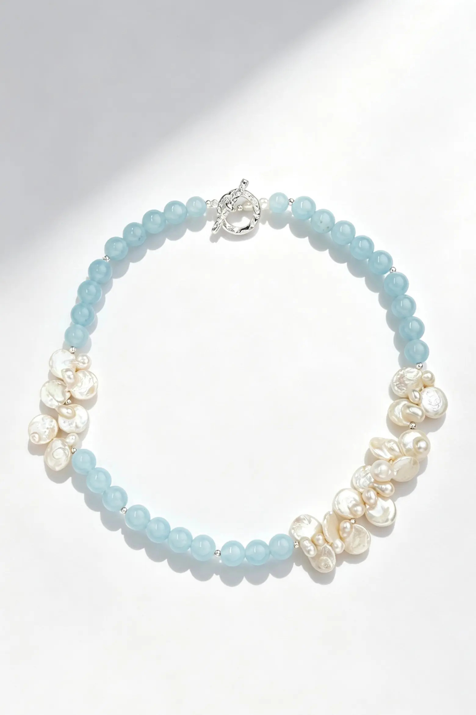 Aquamarine & Pearl Choker Necklace (Women) | Nordstrom | Nordstrom