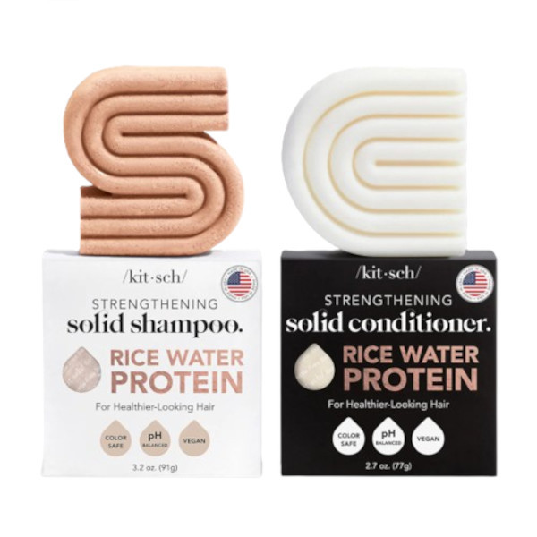 KITSCH - Rice Water Shampoo & Conditioner Combo for Hair Growth - 91g+77g | Stylevana