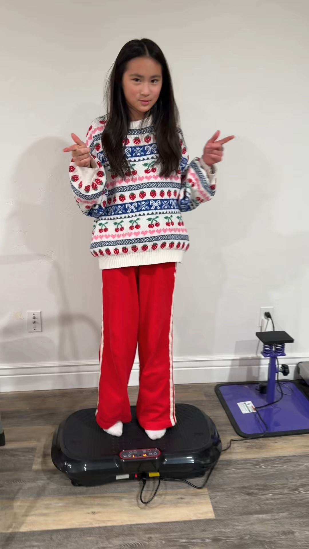 We got influenced to buy the vibration plate!