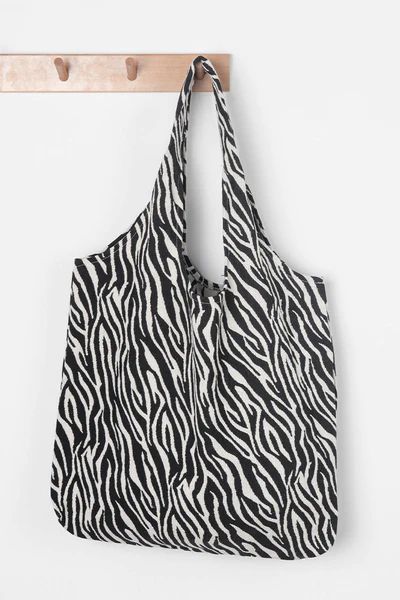 Anneliese Cotton Zebra Shoulder Bag | Cupshe US