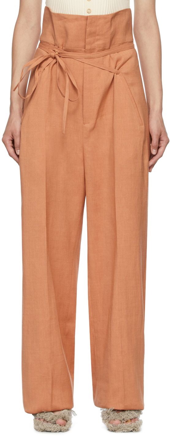 Orange La Montagne 'Le Pantalon Novio' Trousers | SSENSE