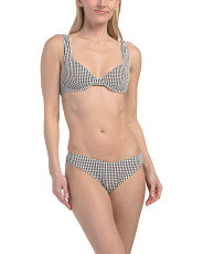 Wave Check Bikini Swim Top And Bottoms Collection | Marshalls
