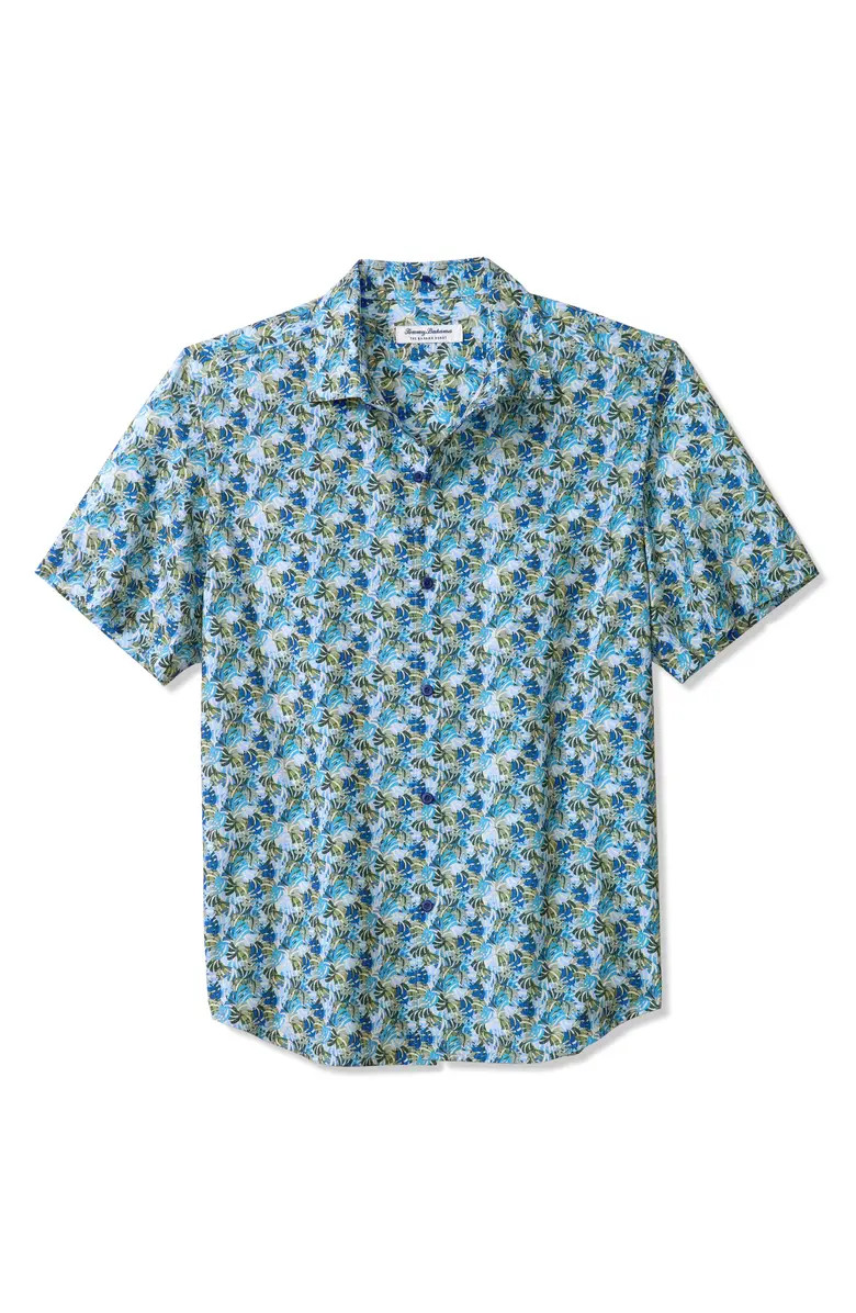 Tommy Bahama Bahama Coast Chico Palms IslandZone® Short Sleeve Button-Up Shirt | Nordstrom | Nordstrom