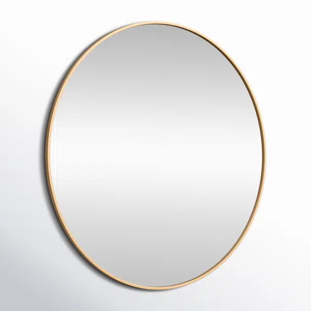 Sabine Metal Round Wall Mirror | Wayfair North America