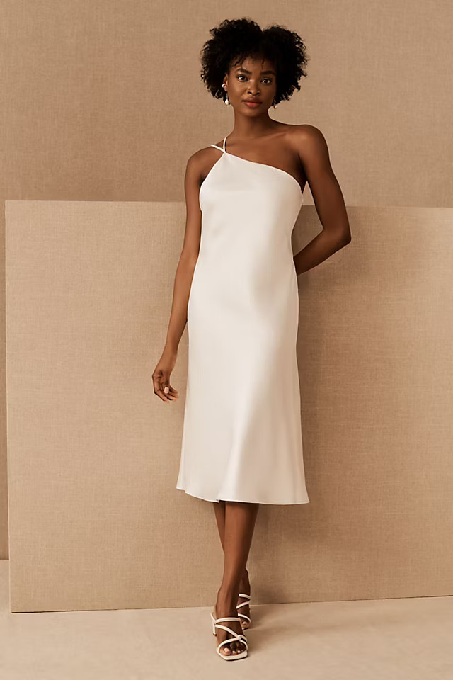 Amsale Finnley Satin Dress | Anthropologie (US)