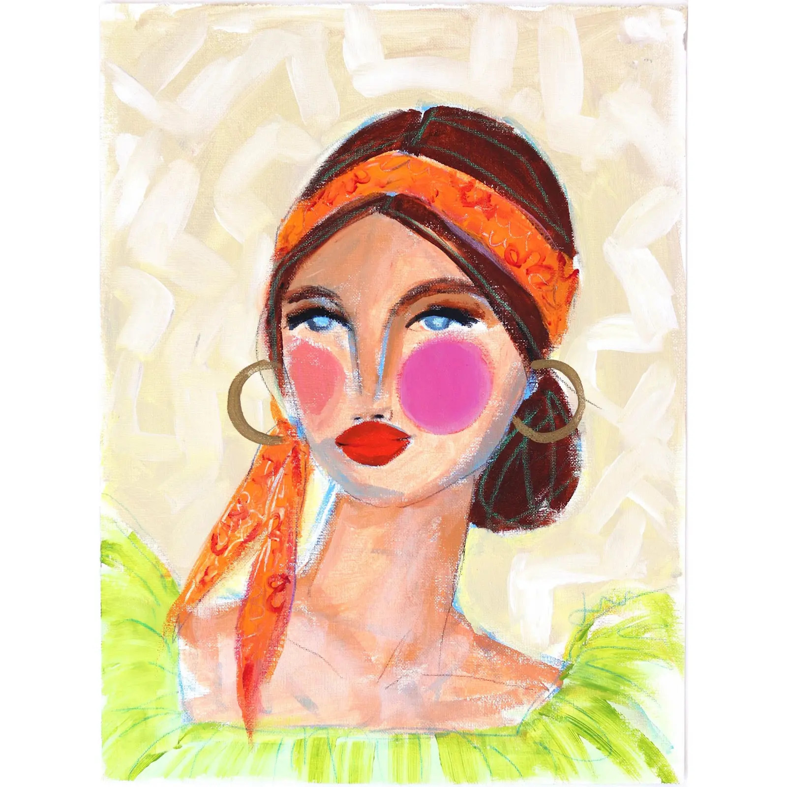 "Carolina" Original Artwork by Lindsey McCord | Chairish