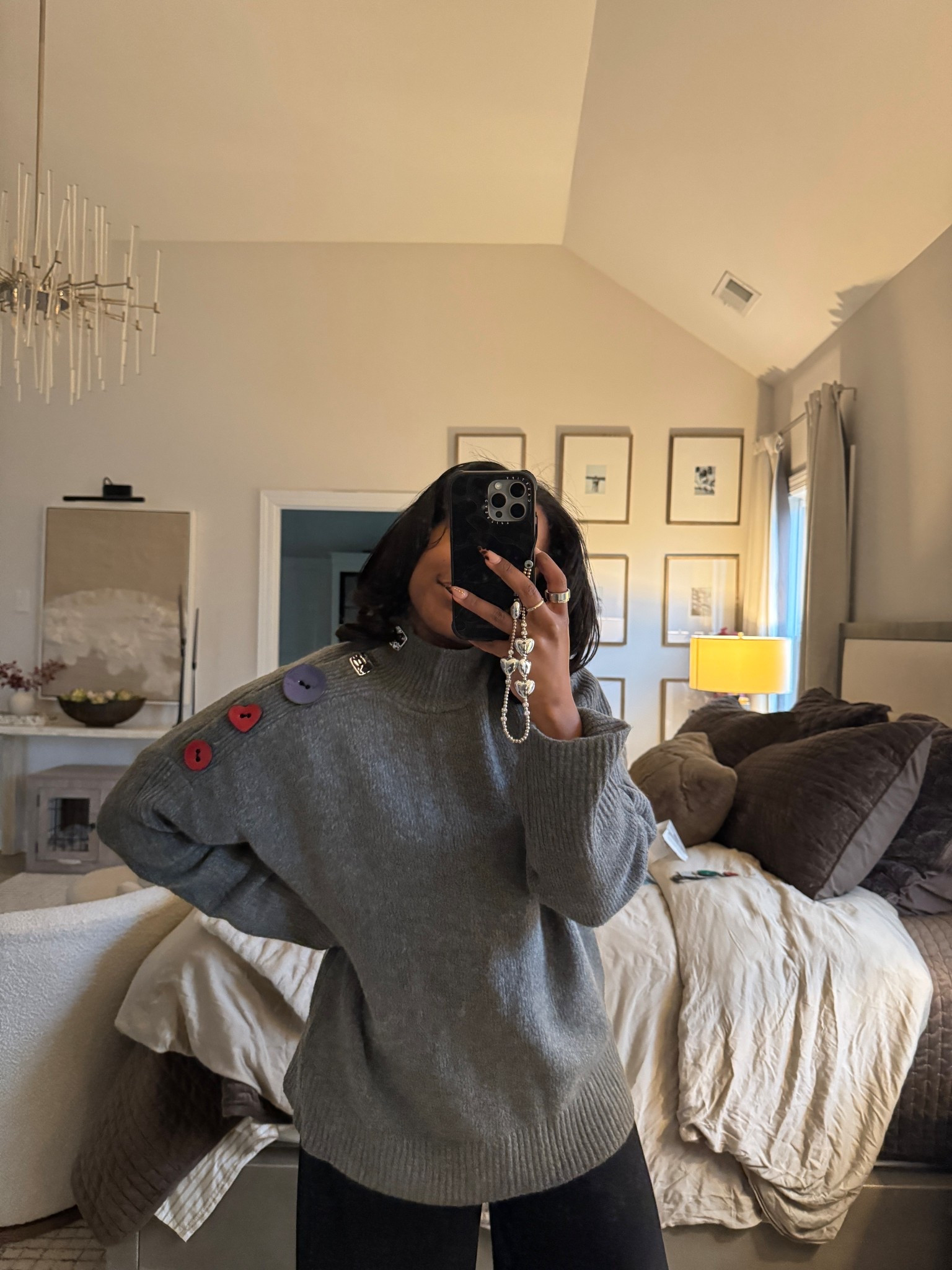 DIY fall/winter sweater! I added my own buttons and I love how it turned out! 

Bedroom, sweater, outfit ideas, easy diy 

#LTKHoliday #LTKStyleTip #LTKSeasonal