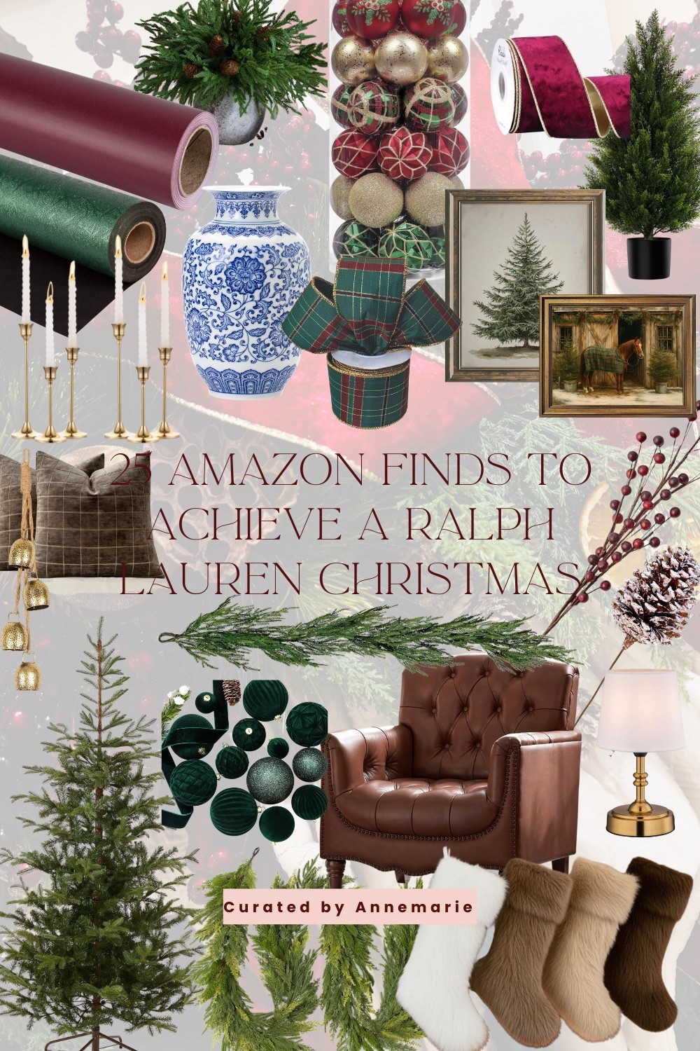 25 Amazon home finds to achieve a Ralph Lauren Christmas on a budget #christmasdecor

#LTKSeasonal #LTKHoliday #LTKHome