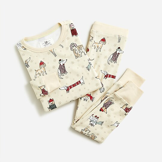 Kids' long-sleeve printed sleep set | J. Crew US