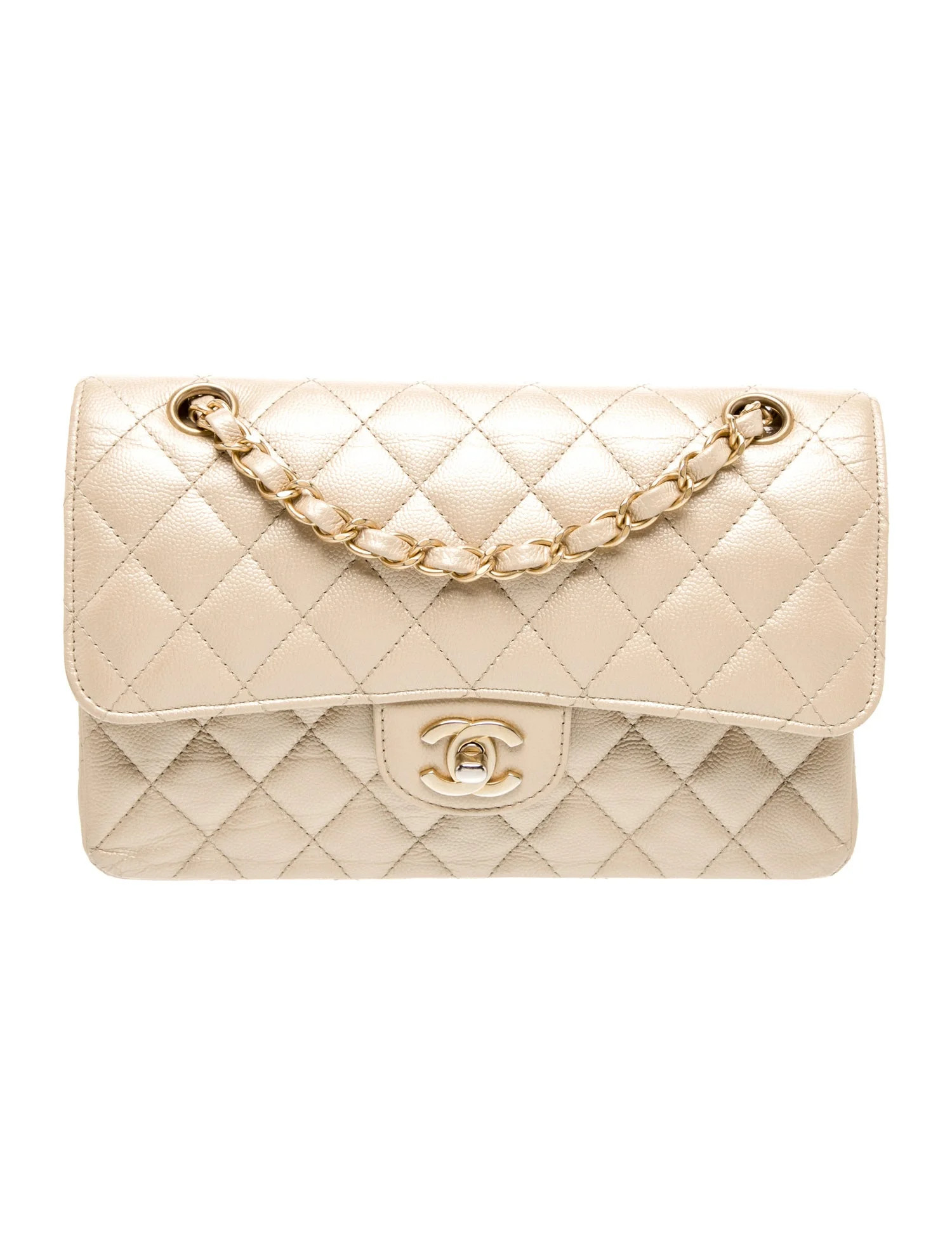 Chanel Classic Small Double Flap Bag - Metallic Shoulder Bags, Handbags - CHA1354687 | The RealRe... | The RealReal