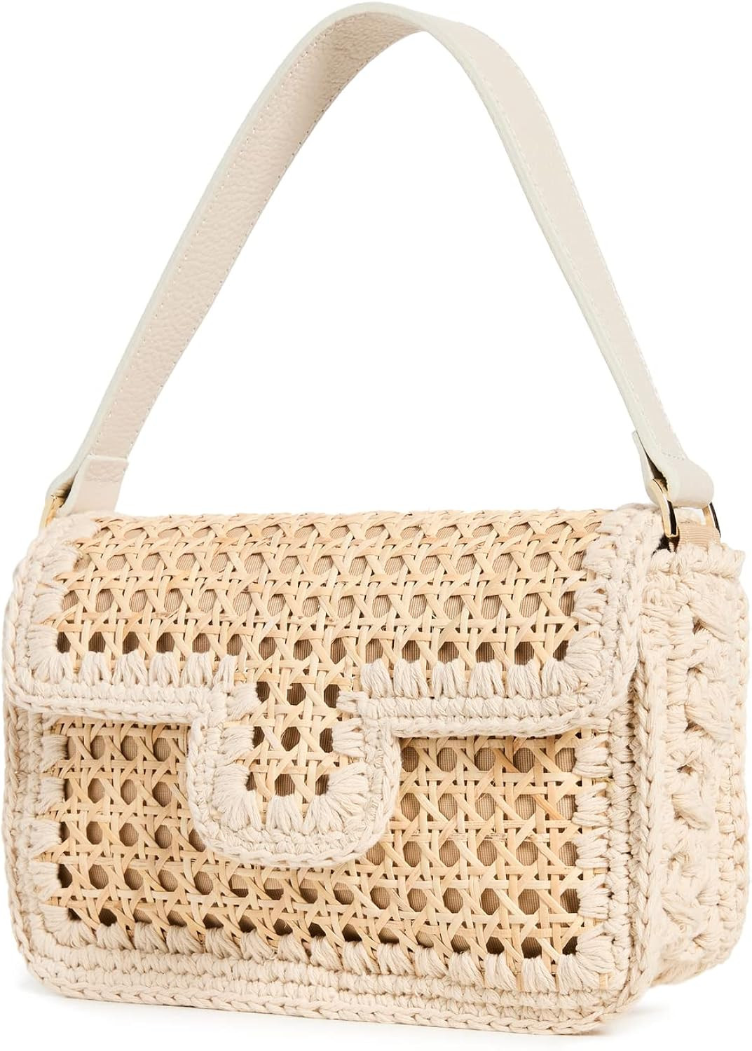 Caterina Bertini Women's Woven Shoulder Bag | Amazon (US)