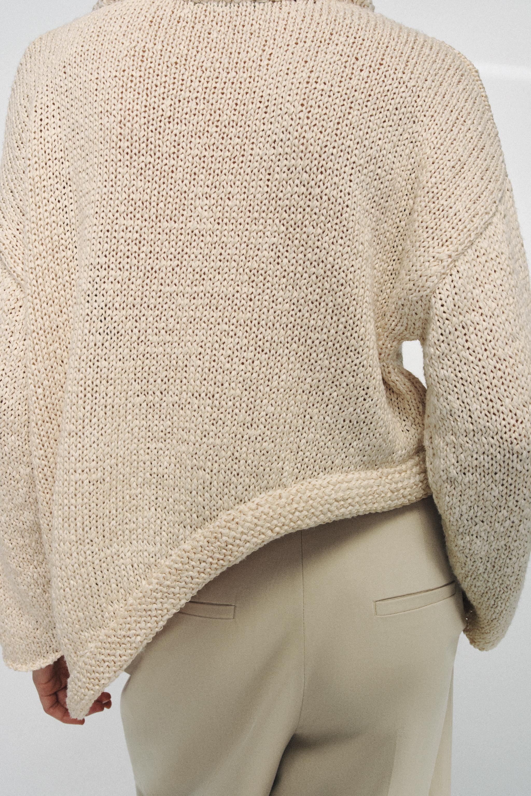 ASYMMETRIC KNIT JUMPER | Zara US