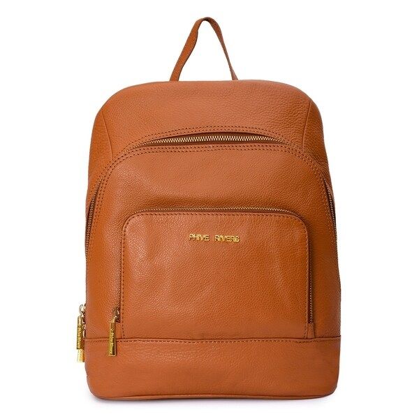 Women's Leather Backpack (Tan) - M | Bed Bath & Beyond