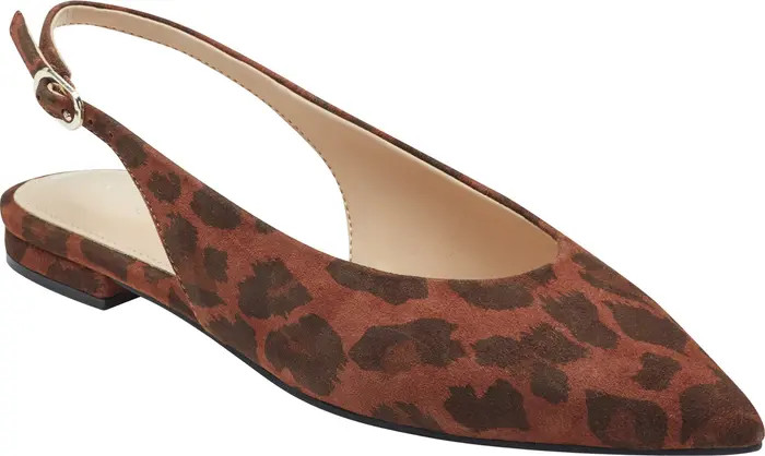 Marc Fisher LTD Grissy Slingback Pointed Toe Flat (Women) | Nordstrom | Nordstrom