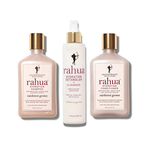 Rahua Hydration Detangling Rituals, Hydration Detangler, UV Barrier 6.5 Fl Oz, Hydration Shampoo 9.3 Fl Oz, Hydration Conditioner 9.3 Fl Oz, Hair Care Set for Women and Men | Amazon (US)