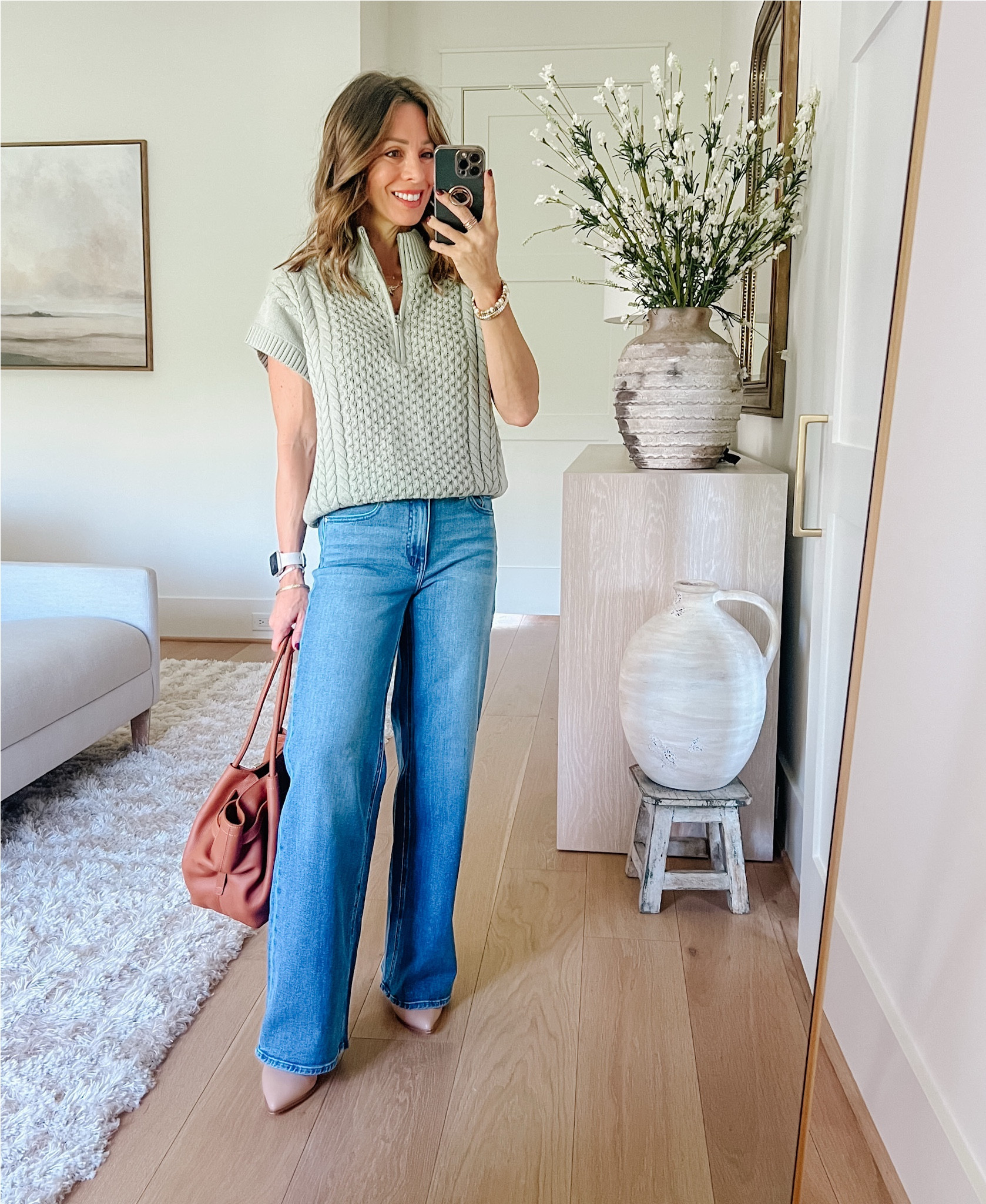 Loft has so many great styles for an easy polished look

Top Fit: I’m wearing an XSP

Jeans Fit: I’m wearing a 24

#LTKOver40 #LTKPetite #LTKStyleTip